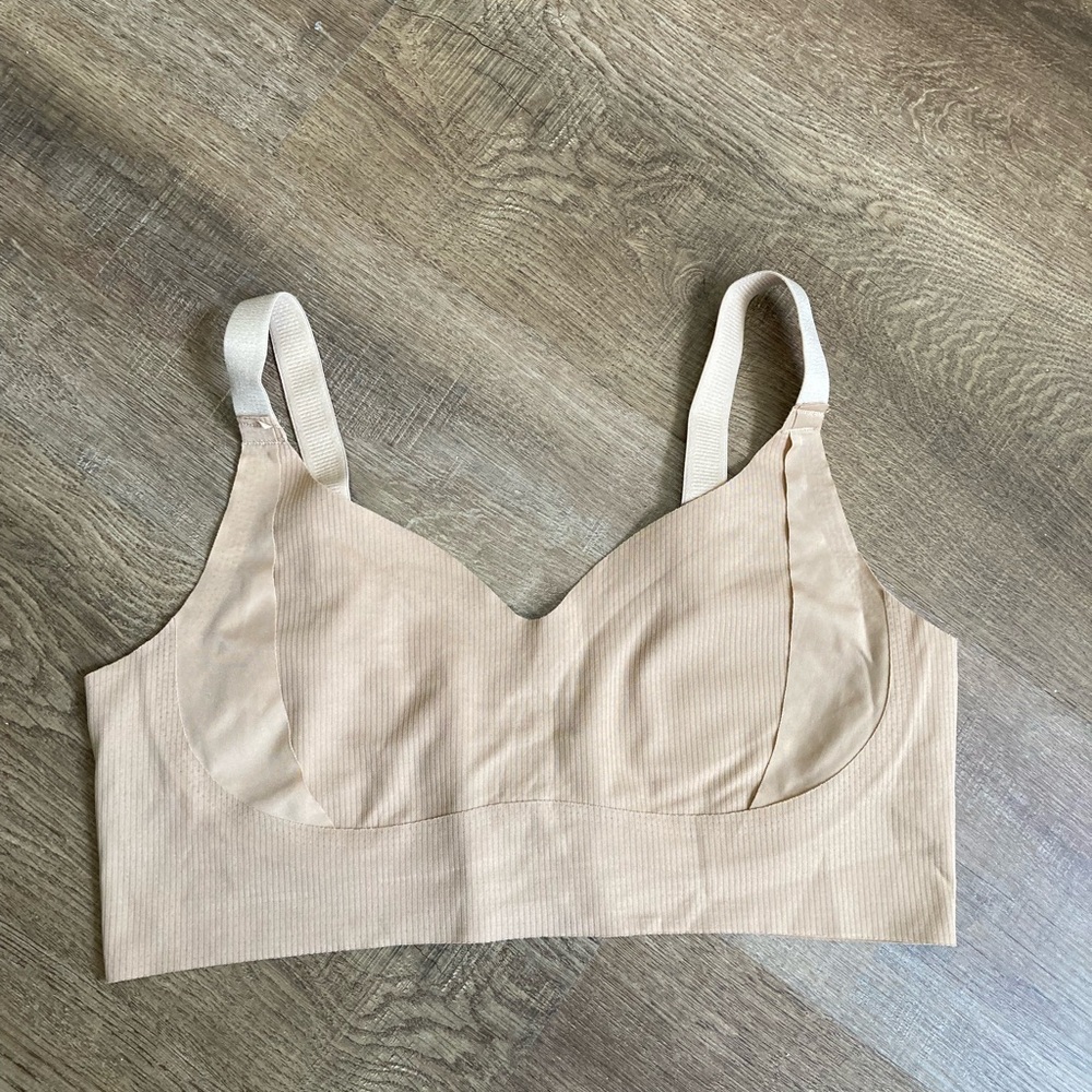 Unbranded Beige Wireless Comfort Bra Seamless Size 4XL